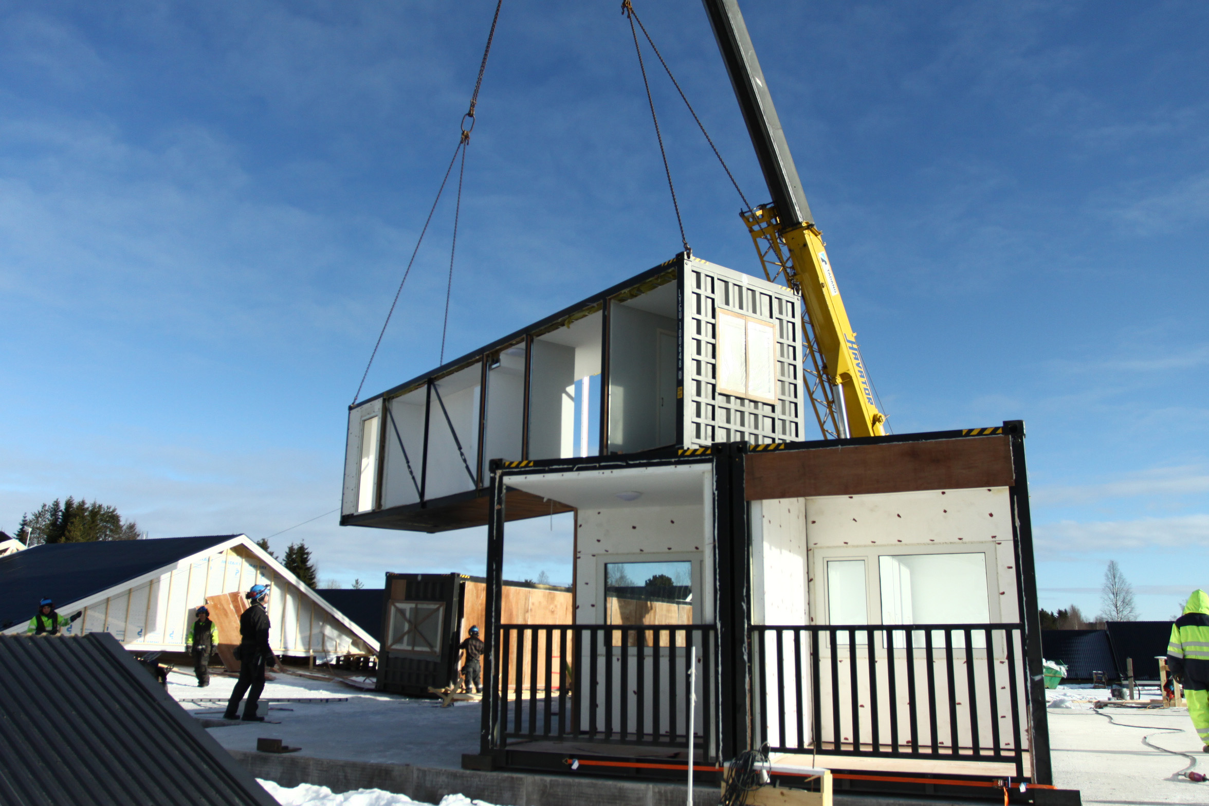 Modular villas in the Arctic Circle