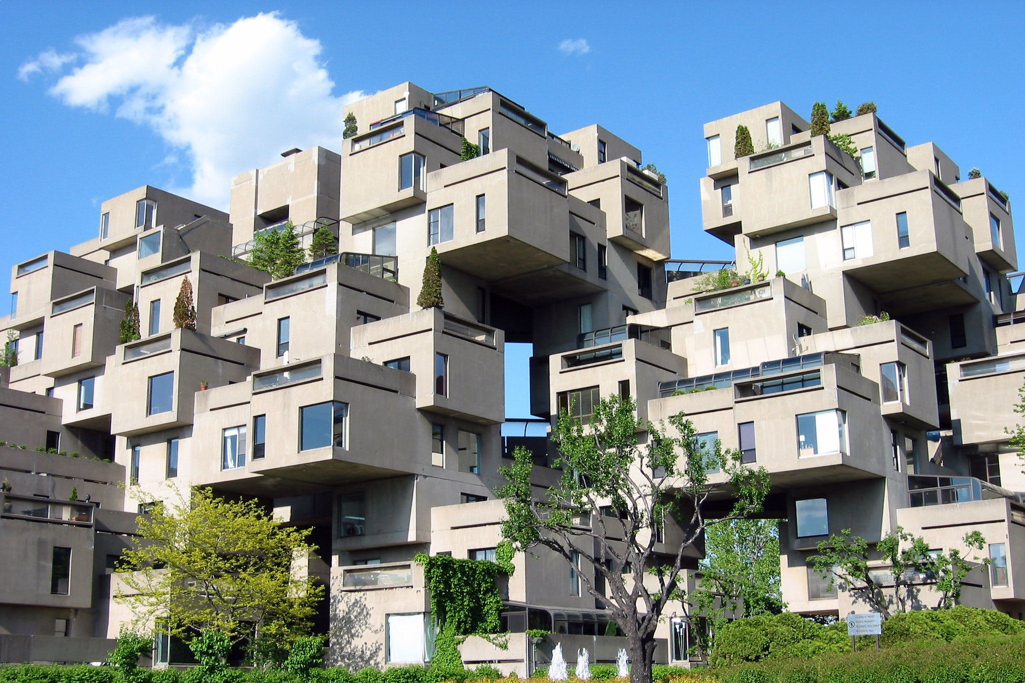 Residential area in Montreal, Canada